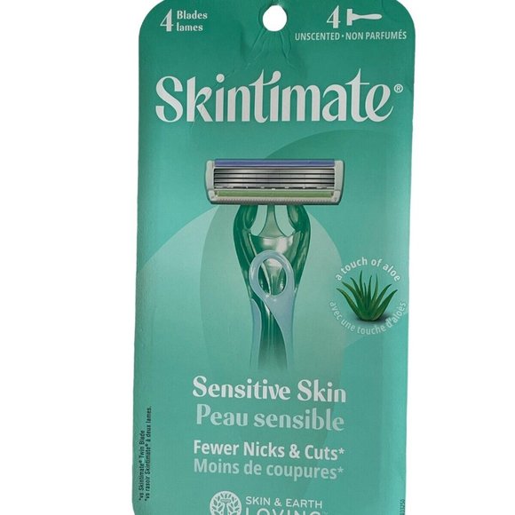 Skintimate Disposable Sensitive Skin Razors 4 Blades lot of 3 - Picture 3 of 4